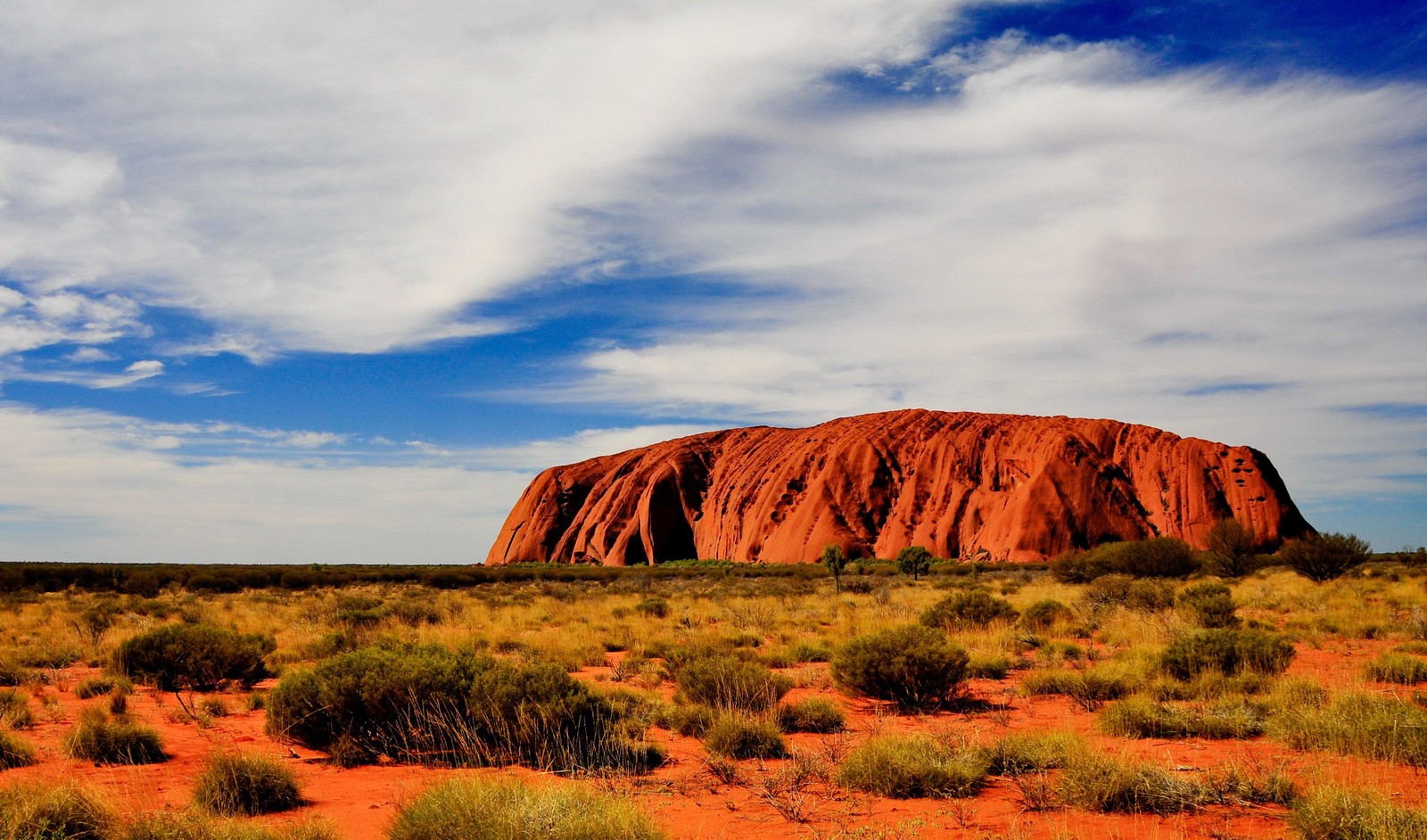 Скачать обои улуру, uluru, внутренние районы австралии, путешествие, скала