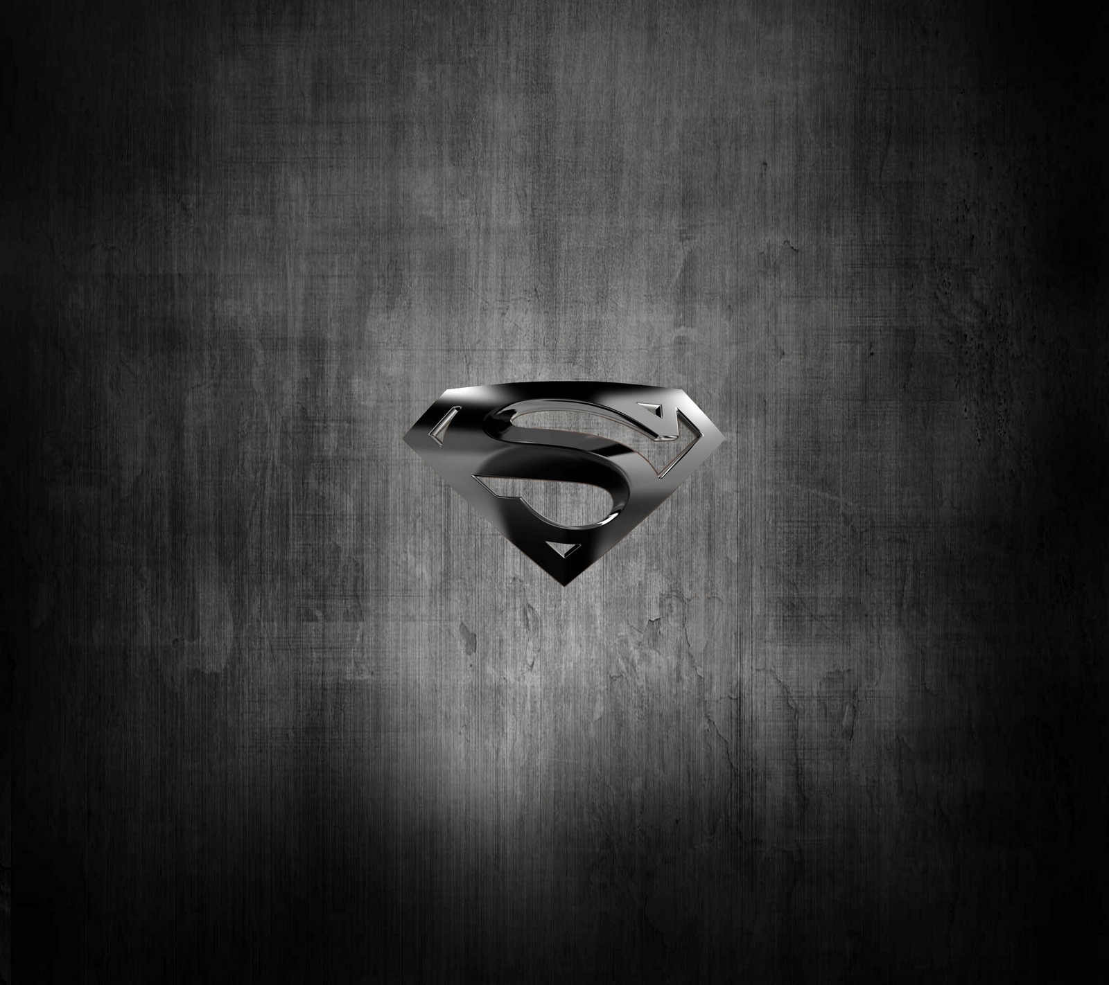 A black and white photo of a superman logo on a wooden surface (logo, superman)