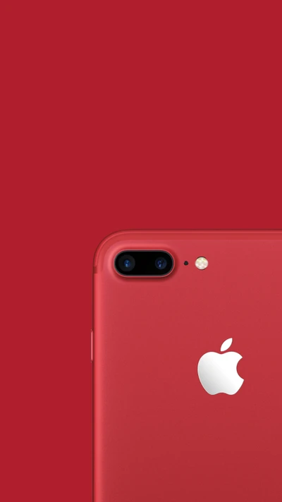 iphone, plus, rouge, spécial