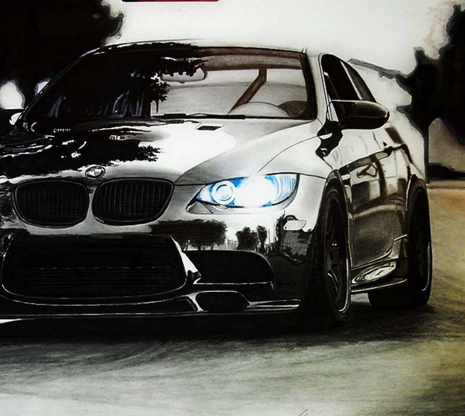 Lade auto, bmw, bmw car, super Hintergrund herunter