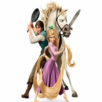 Adventurous Characters from Tangled