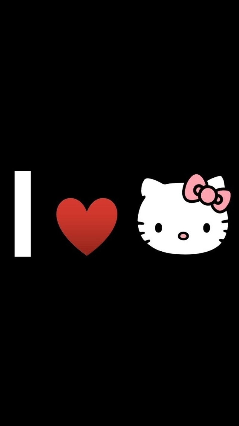 Обои с хелло китти обои с хелло китти обои с хелло китти (аниме, anime, i love hello kitty, любовь)