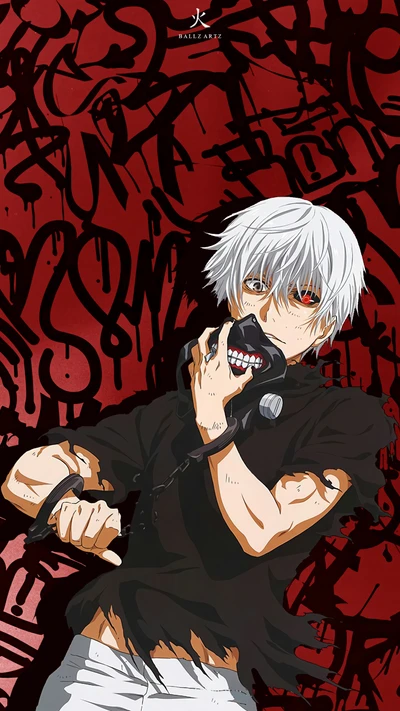 anime, arte, ghoul, kaneki ken, manga