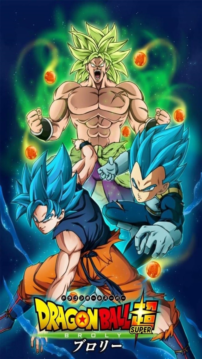 Драгон болл супер бролли (аниме, anime, broly, goku, вегита)