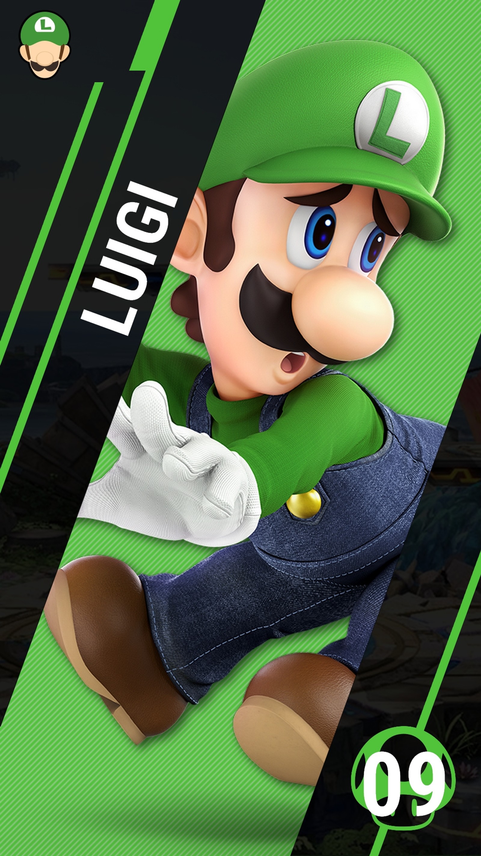 Luigi luigi ist das neue spiel super mario bros wii (smash, ultimativ, super mario, nintendo, videospiele)