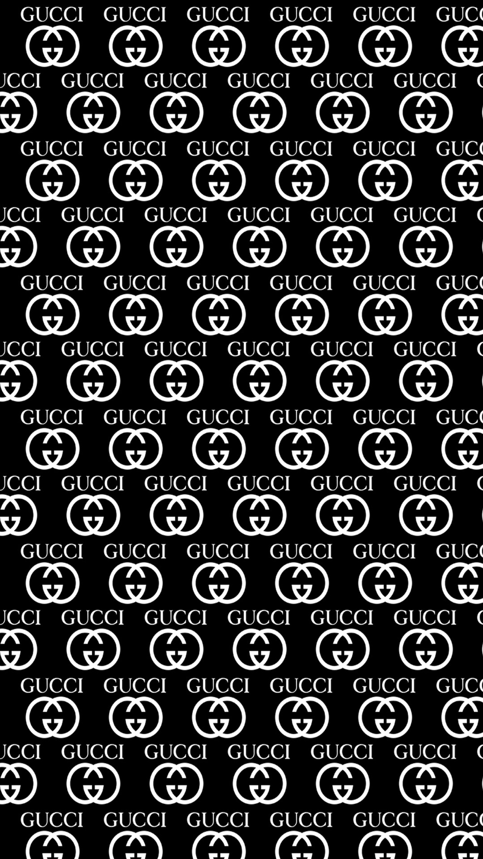 A black and white pattern with a white and black background (gucci, lit)