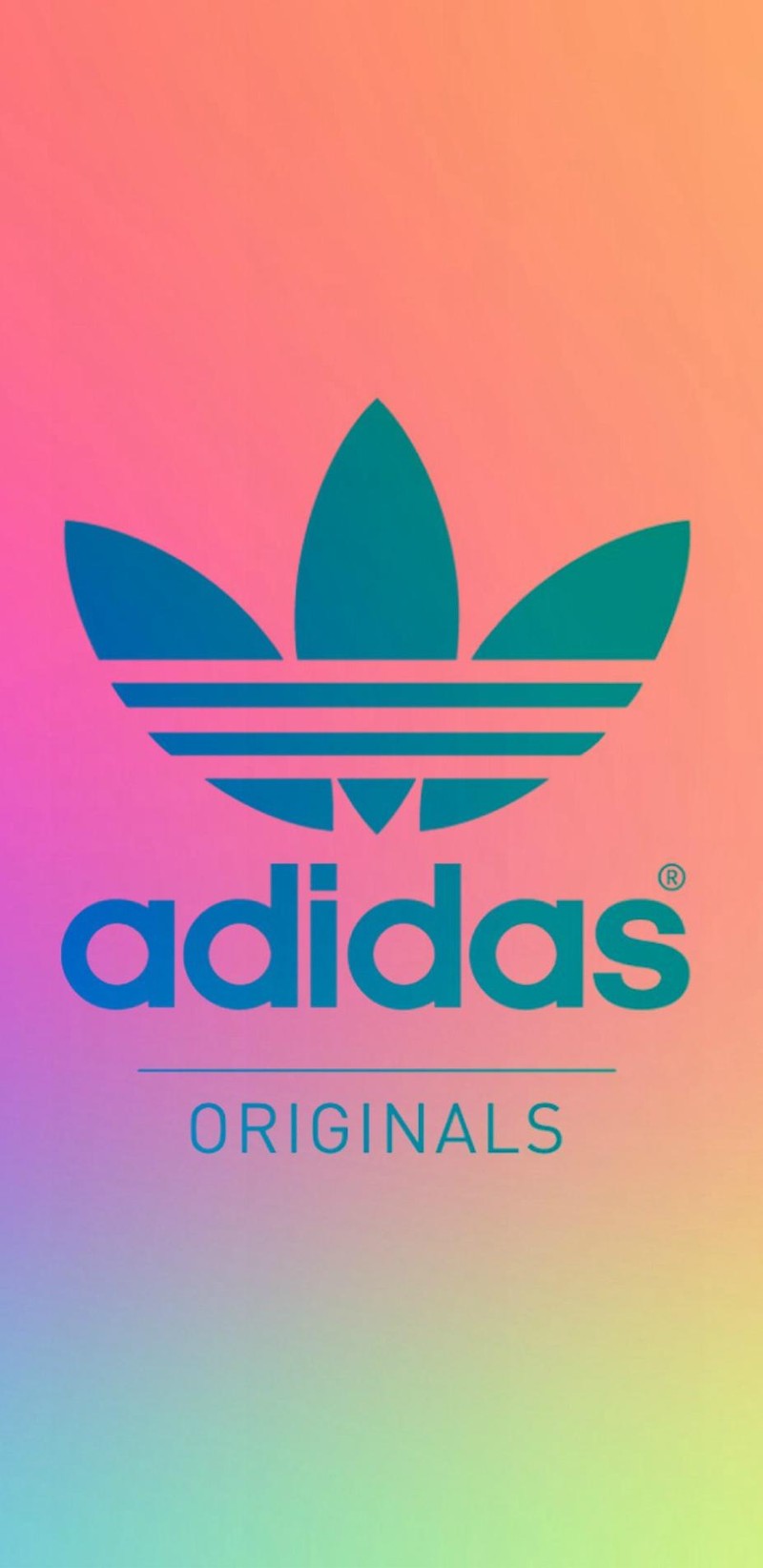 Логотип adidas originals на цветном фоне (бейсбол, синий, кардиналы, дизайнер, алмаз)