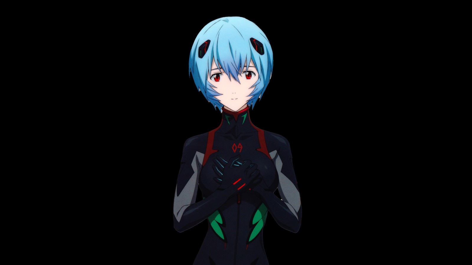 rei ayanami, amoled, 5k, neon genesis evangelion, blackdark wallpaper