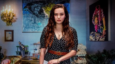 Katherine Langford dans "Knives Out" - Affiche du film 2019