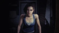 Jill Valentine in Resident Evil 3 Remake: A Moment of Tension and Resilience.