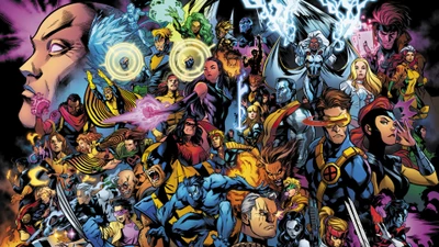 x men, miembros, marvel comics, superhéroe, cómics