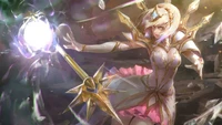 lux, lol, league of legends, video game wallpaper