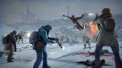 Survival in a Frozen Apocalypse: Battling Zombies in World War Z