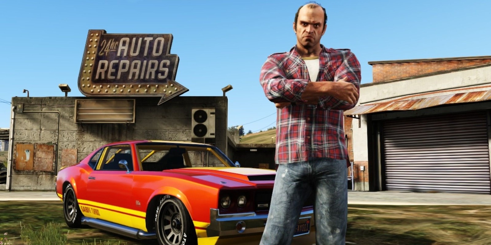 Baixar papel de parede grand theft auto v, grand theft auto san andreas, trevor philips, take two interactive, carro