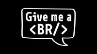 Give Me a Break: Programmer Quote in Bold Typography on Black Background