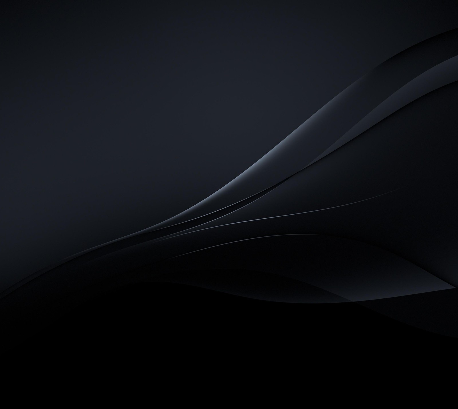 A close up of a black background with a curved design (blue, official, xperia, z4)