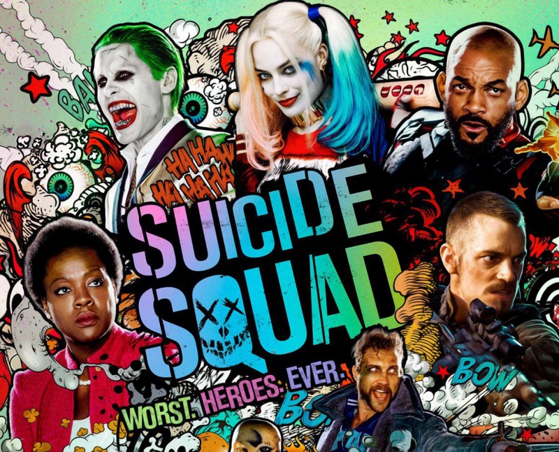 Постер фильма отряда самоубийц (отряд самоубийц, suicide squad, will smtith)