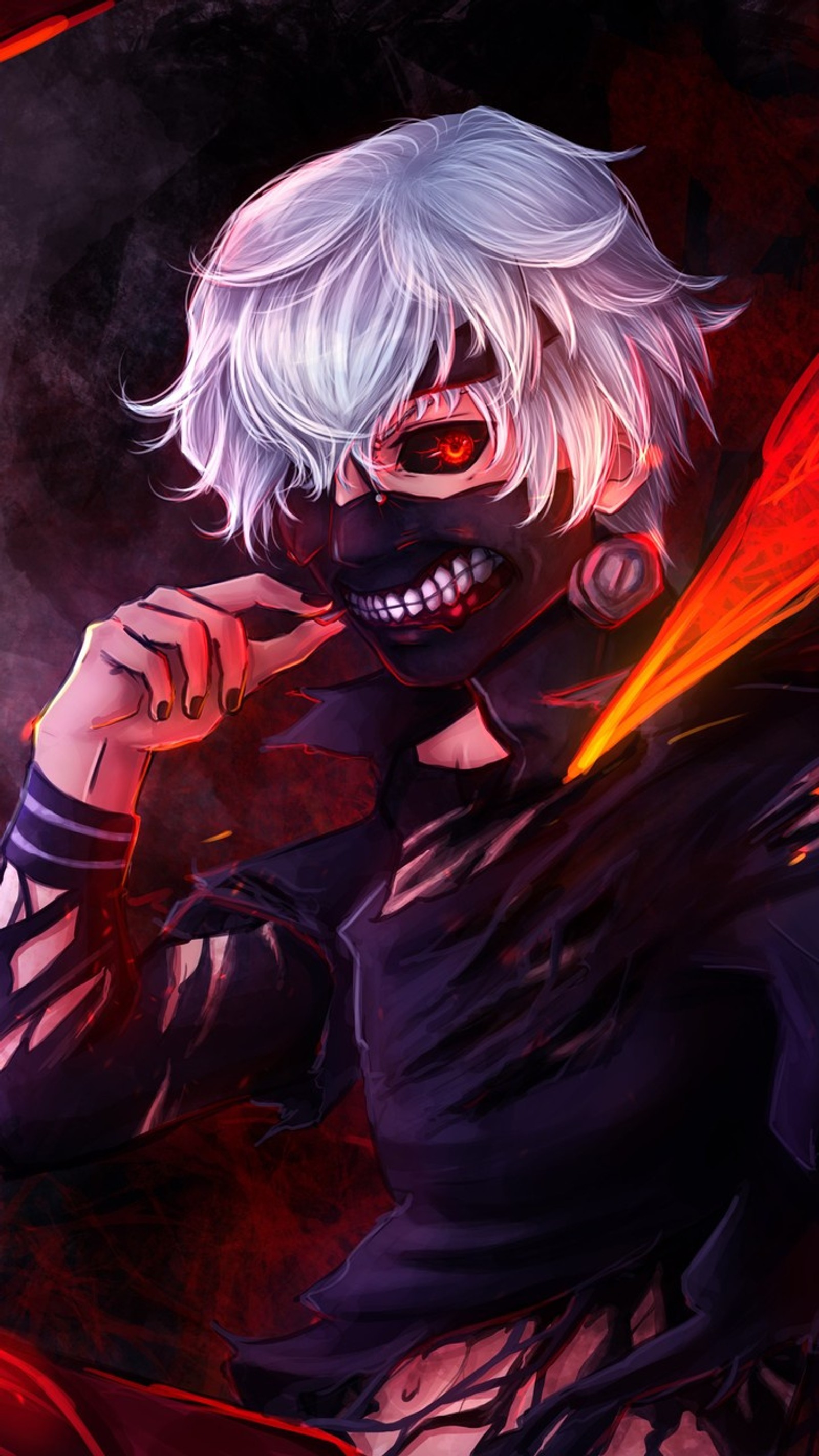 Скачать обои токийский гуль, tokyo ghoul, канеки, kaneki