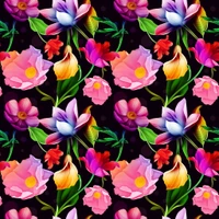 abstrato, fundo, colorido, cores, floral