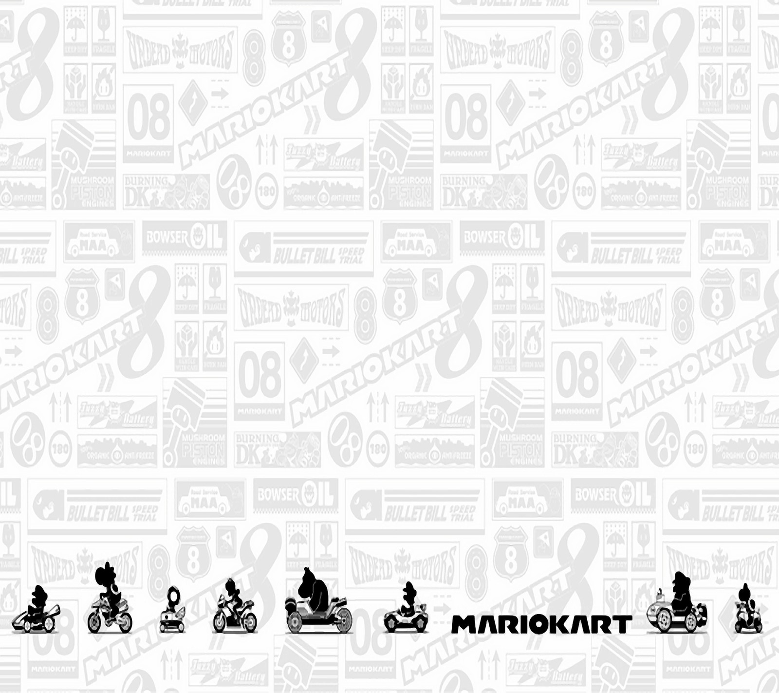 eight, kart, mario, mk8, wiiu Download Wallpaper