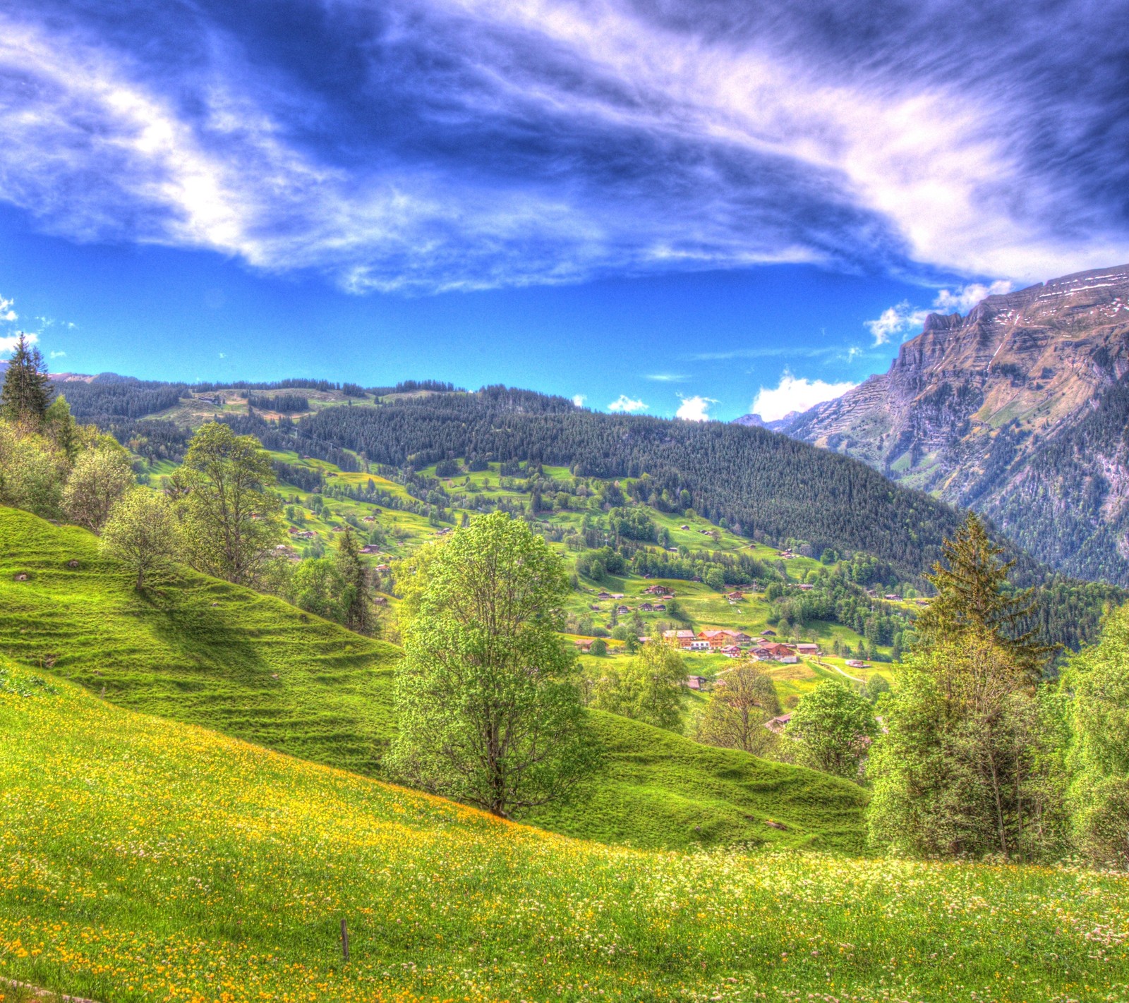 Descargar fondo de pantalla colina, montaña, escenario