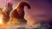 Epos Zusammenstoß der Titanen: Godzilla x Kong - Das neue Imperium Filmplakat