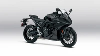 2025 Suzuki GSX 8R: Elegantes schwarzes Sportmotorrad-Design