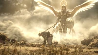 Divine Encounter: A Warrior's Humble Submission in Final Fantasy XIV