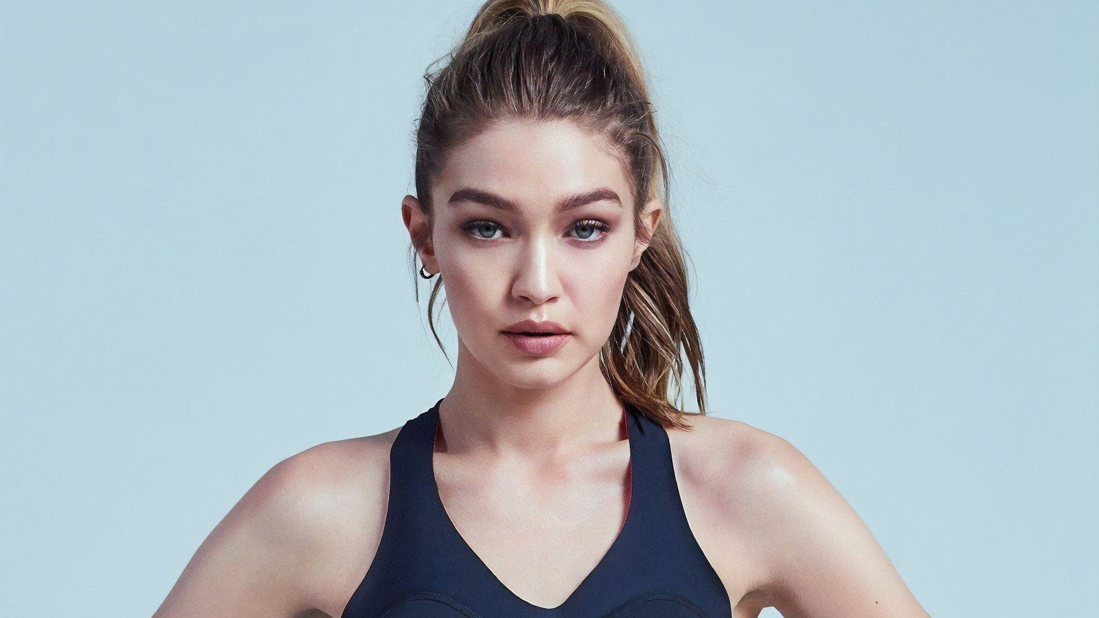 Скачать обои джиджи хадид, gigi hadid, американская модель, портрет, красивый