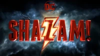 shazam 2019, movie, logo wallpaper