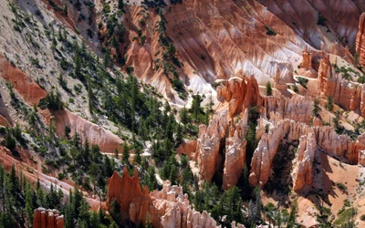 Hoodoos vibrantes e florestas de pinheiros do Parque Nacional Bryce Canyon