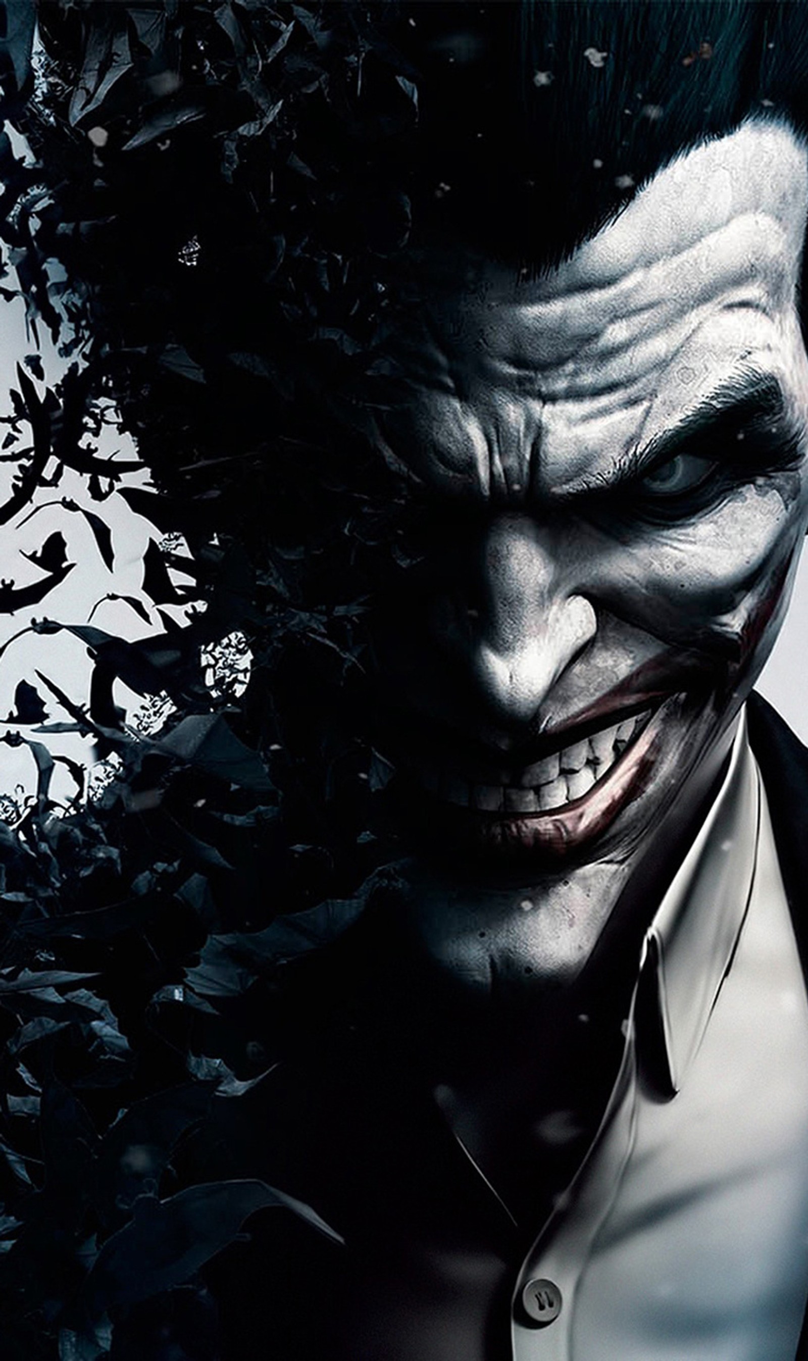 Batman the dark knight joker poster (batman, face, joker)