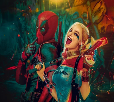 Deadpool y Harley Quinn: Un dúo dinámico de caos y humor