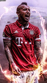 bayern munich, bundesliga, chile, vidal wallpaper