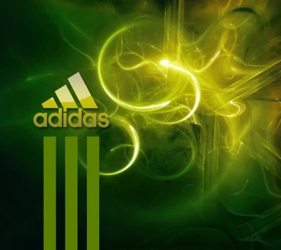 adidas, kurven, grün, lichter, logo