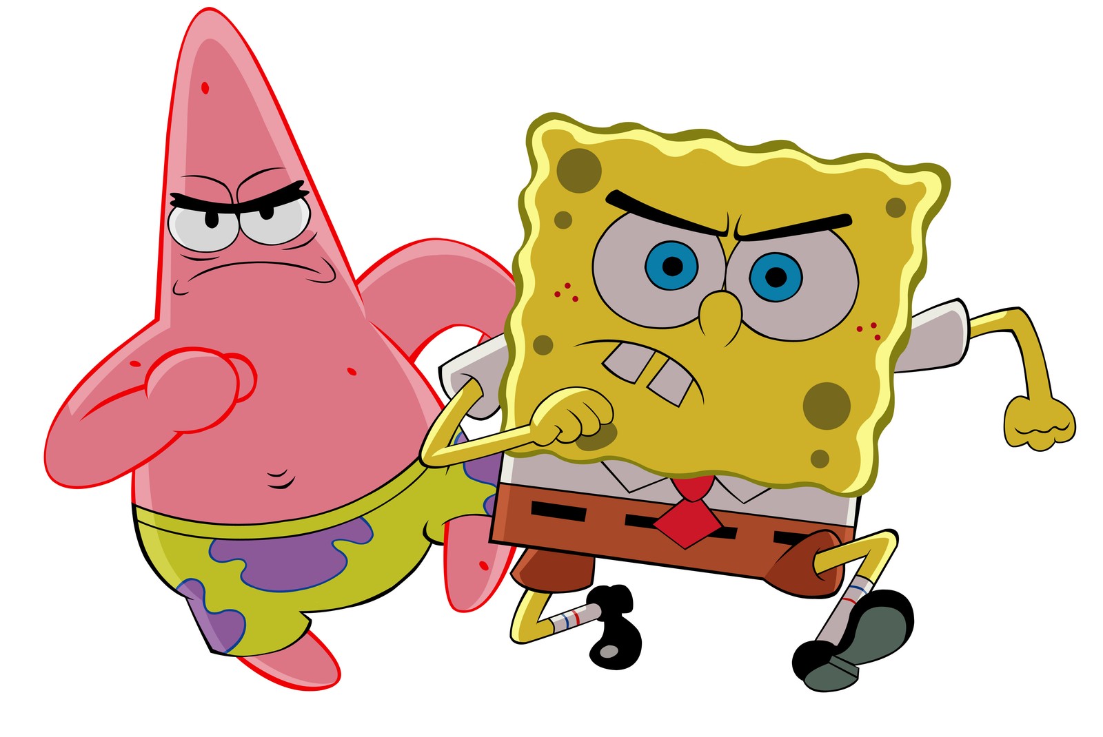 Bob esponja y patricio (patrick, bob esponja, spongebob)