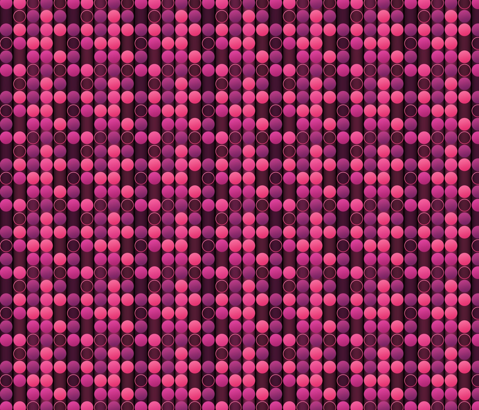 Lila und rosa gepunktetes muster auf schwarzem hintergrund (abstrakt, rosa, textur)