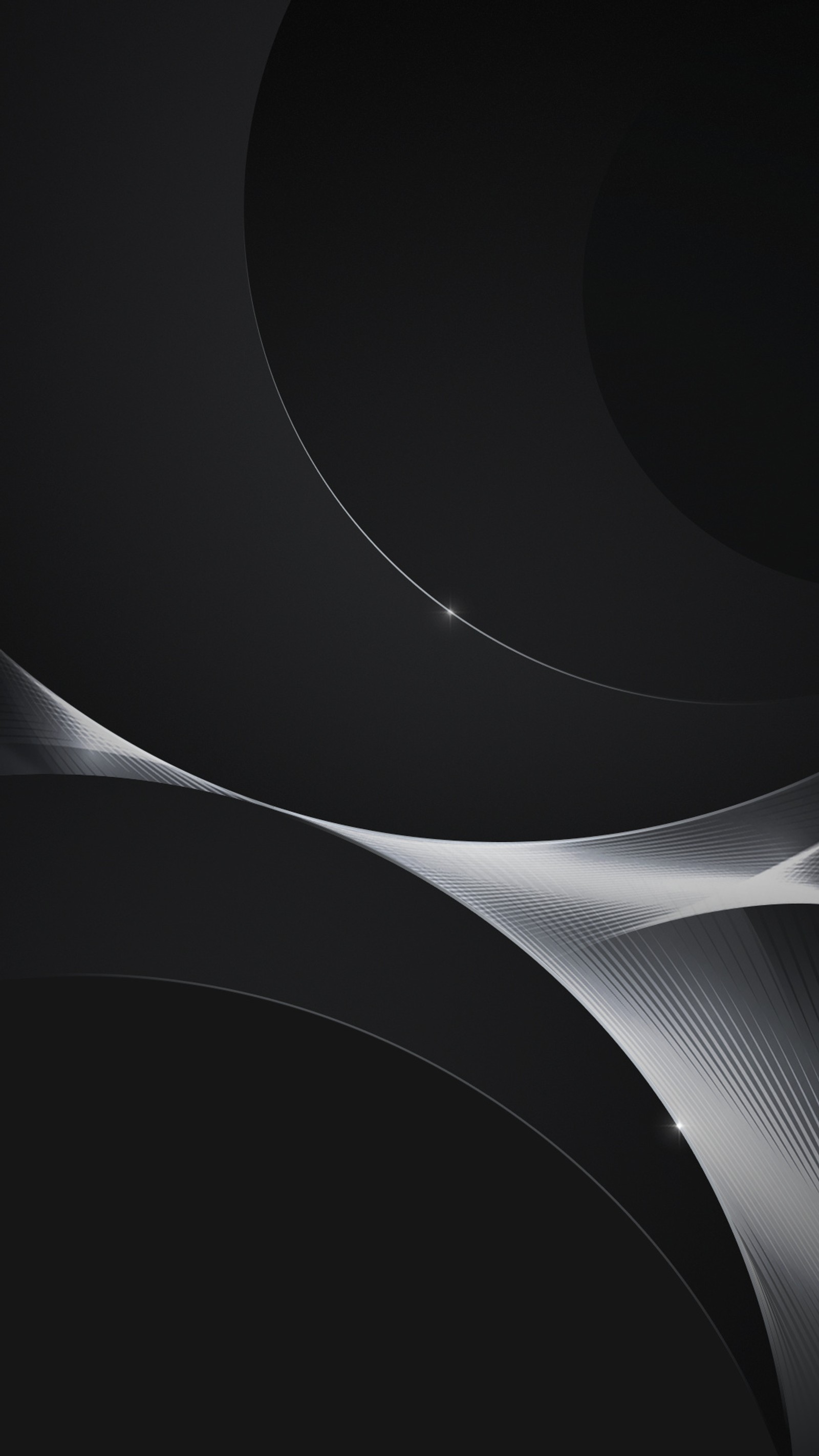 A close up of a black and white abstract background with curved lines (abstract, black, graphic art, nubia z11 max, stock wallpapers)