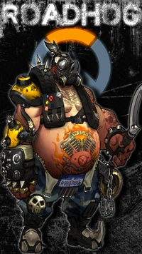 overwatch, roadhog wallpaper