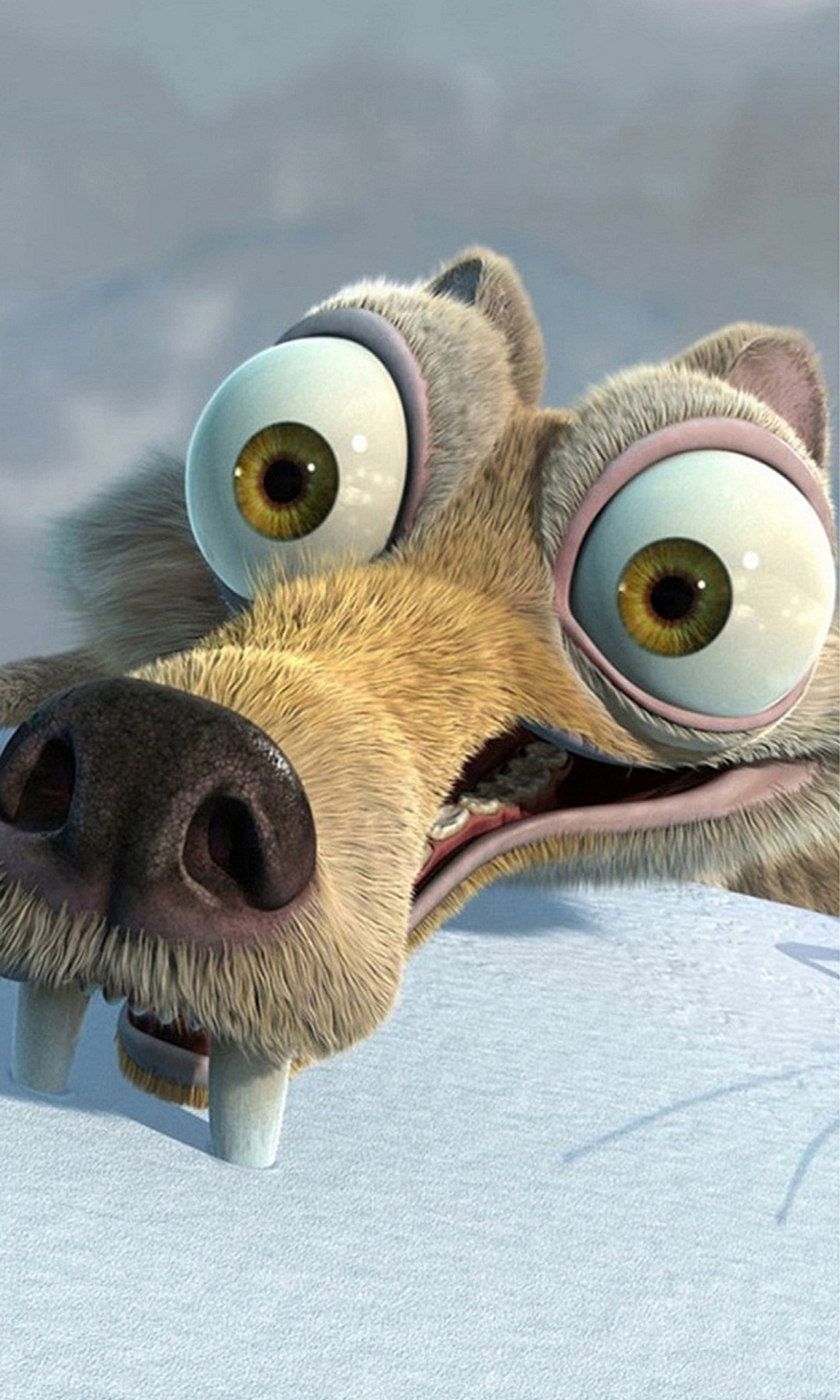 Es gibt einen cartoonhund mit großen augen und einer nase (3d, 3d tier, tier, hintergrund, klasse)