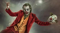 joker 2019, movie, joker, smile, mask wallpaper