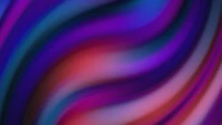 Vibrant Swirls of Blue, Violet, and Magenta Abstraction