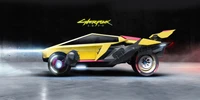 tesla cybertruck, yellow, sports car, supercar, custom car