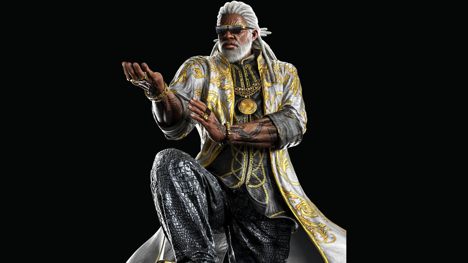 Скачать обои лерой смит, leroy smith, tekken 8, 5k, арт игры