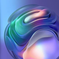 Abstract Swirling Shapes with Gradient Hues for Motorola Moto Tab 4K Wallpaper