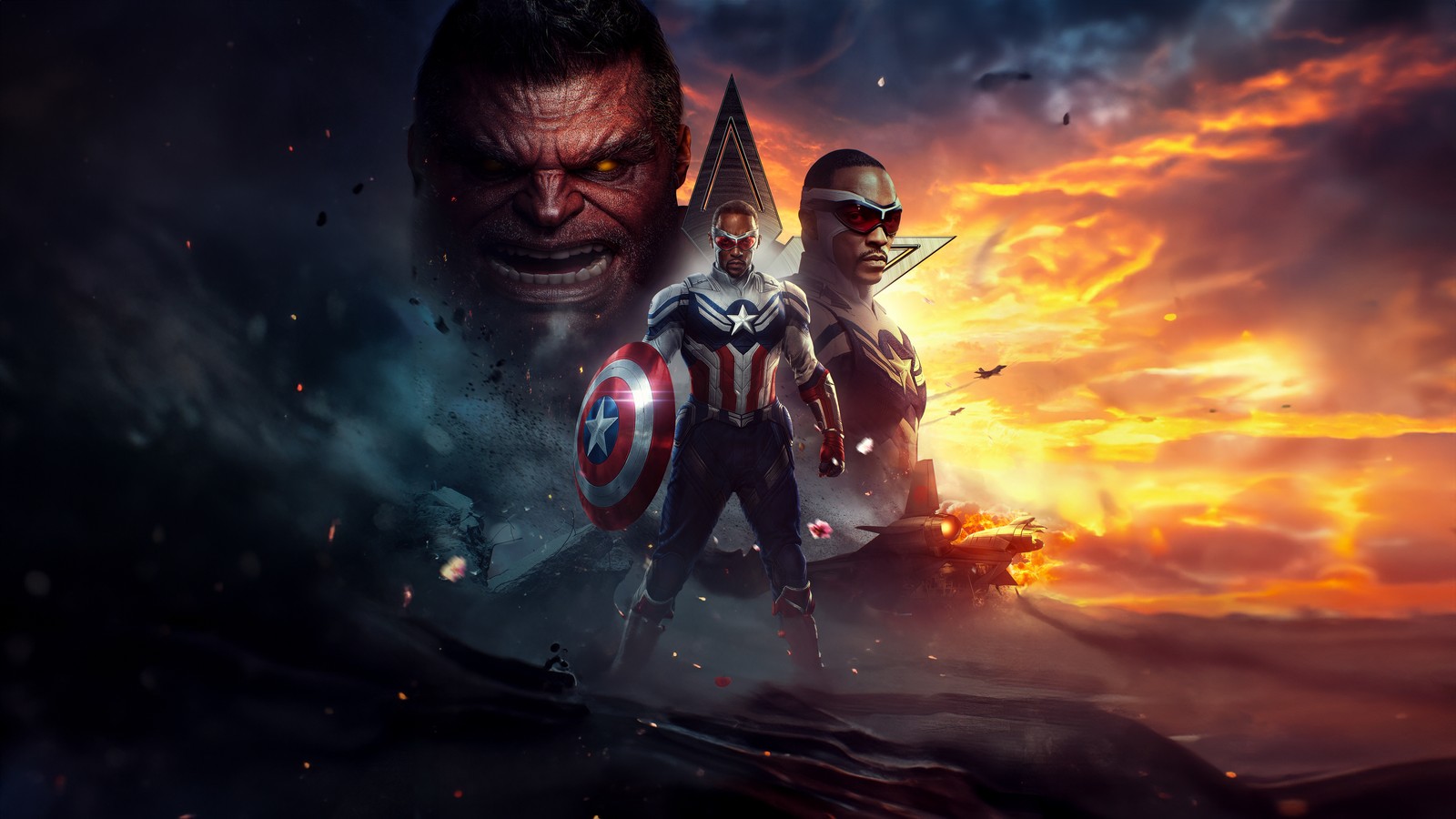 Fondos de pantalla de capitán américa guerra civil (capitán américa nuevo mundo valiente, captain america brave new world, arte de fans, películas de 2024, películas)