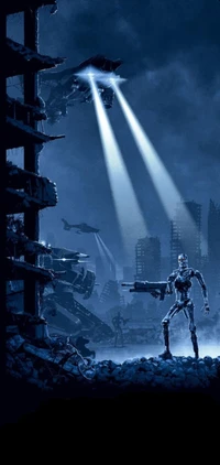 Futuristisches Duell: Eine Sci-Fi-Hommage an den Terminator