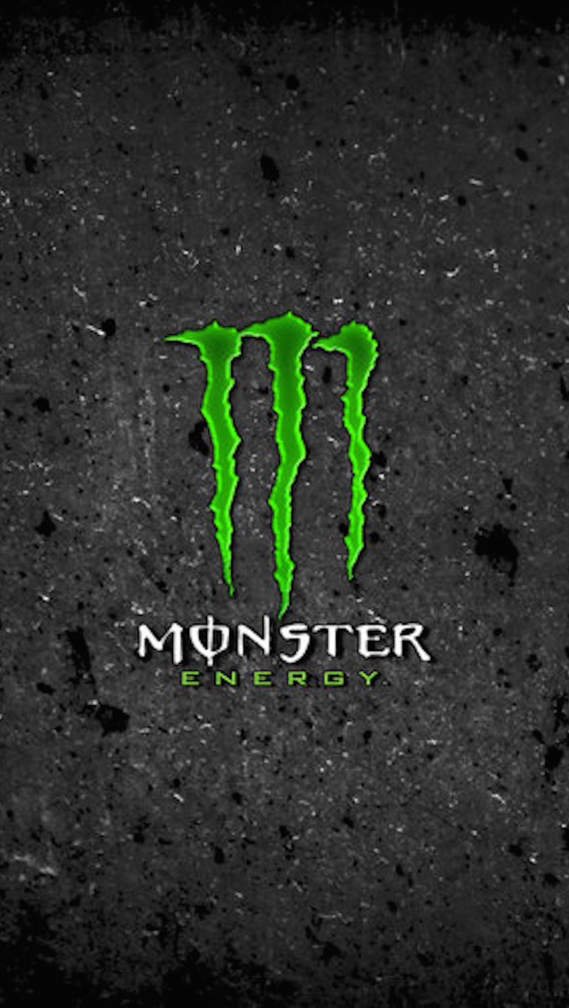 Логотип monster energy на черном фоне (lk9, mk8)