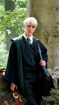 cute, draco, draco malfoy, green, harry potter