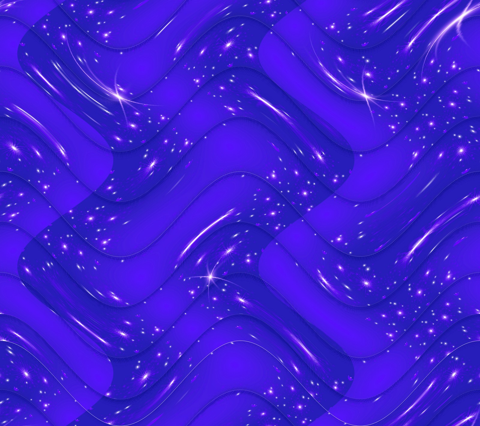 A purple background with shiny waves and stars (abstract, blue, design, plates)